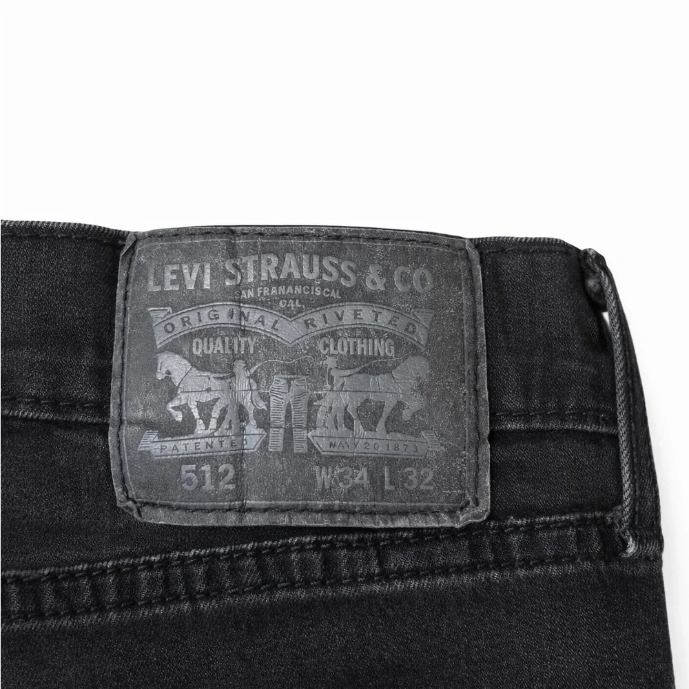 Levi’s 520 Extreme Taper Black Jeans Men’s 34x32 Denim